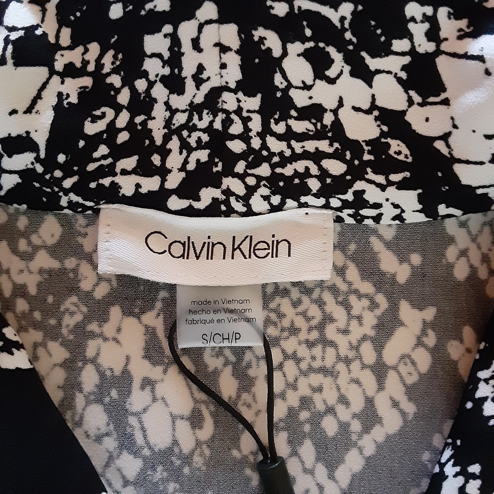Calvin klein blouse S/CH/P New $18 - Picture 5 of 6